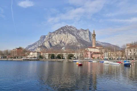 Landscape of Lecco Stock Photos