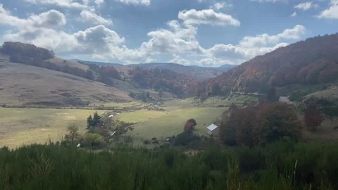 Landscape in Les Cévennes Stockbeeldmateriaal 345224603