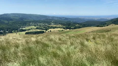 Landscape in Les Cévennes Stock Footage 345361297