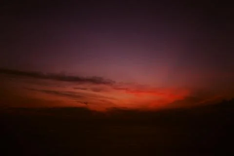 Landscape of light, sky and clouds in evening, Red sunset near Adaman Sea Stock-Fotos