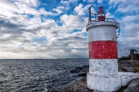 Landscape with Lighthouse Stock Photos