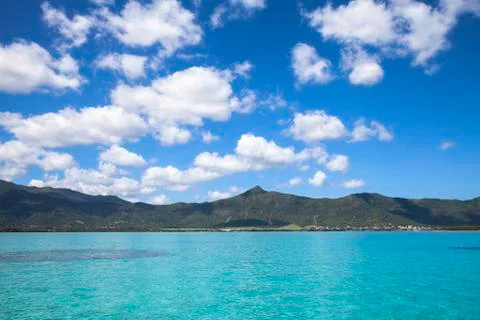 Landscape mauritius 库存照片