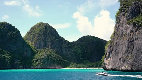 Landscape of maya bay . Stock Footage 246801006