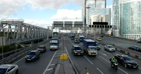 The landscape of the modern metropolis Stock Footage 68153057