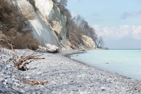 Landscape on Moens Klint Stock Photos