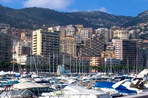 Landscape of monaco Stock Photos