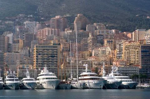 Landscape of monaco Fotos de archivo