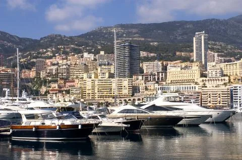 Landscape of monaco Stock Photos