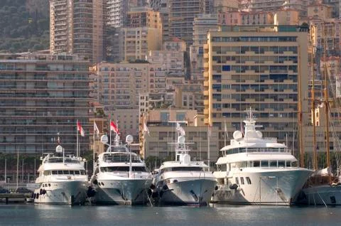 Landscape of monaco Stock Photos