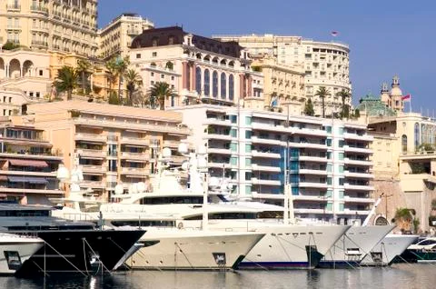 Landscape of monaco Stock Photos