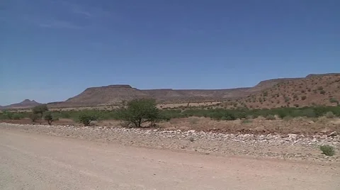 Landscape Montain in Namibia Stock Footage 50563285