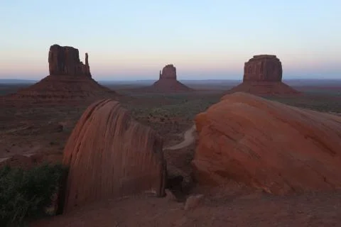 Landscape of Monument Valley Stock Photos