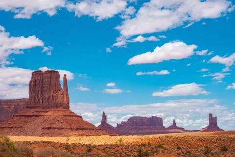 Landscape of Monument valley. 库存照片