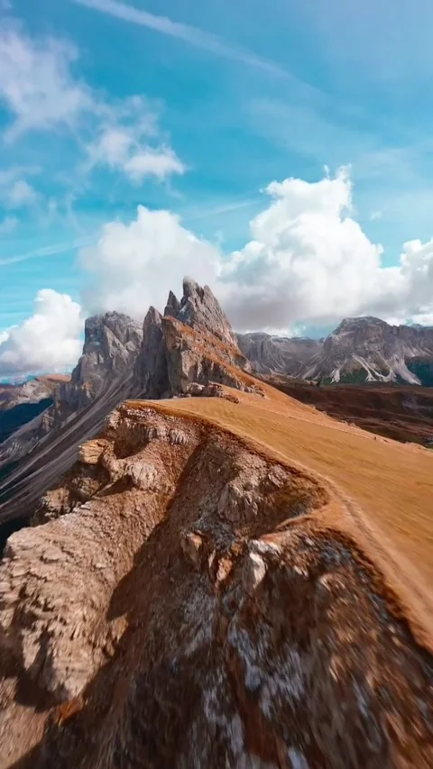 Landscape in the morning with clouds Stock Footage 273143815