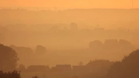 Landscape, morning Stock Footage 46220216