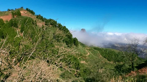 Landscape with mountain 3 Stock Footage 101790337