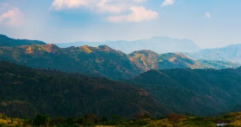 Landscape mountain and clouds Time lapse. Stock Footage 108088818