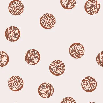 Landscape mountain glyph seamless pattern Illustrazione stock