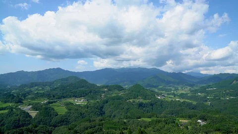 Landscape of the mountain from Kunimigaoka Vídeo Stock 81312105