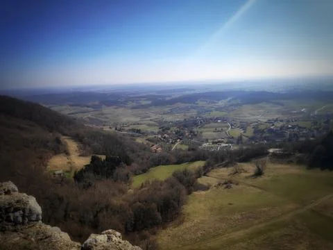 Landscape from Mountain Peak 写真素材
