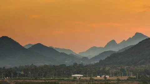 Landscape of mountain Stock Photos