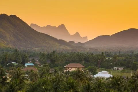 Landscape of mountain Stock Photos