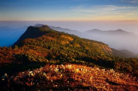 Landscape mountain Stock Photos