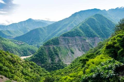 Landscape of mountain Stock Photos