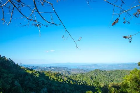 Landscape of mountain Stock Photos