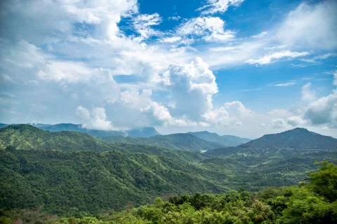 Landscape on mountain Stock Photos