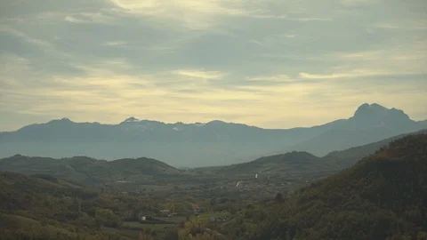 Landscape of Mountain Range Video stock 85482861