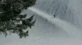 Landscape in the Mountains Alpine Many People Skiers Enjoy Skiing Mountain Slope HD Footage