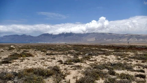 Landscape Mountains Clouds timelapse Stock Footage 90252779