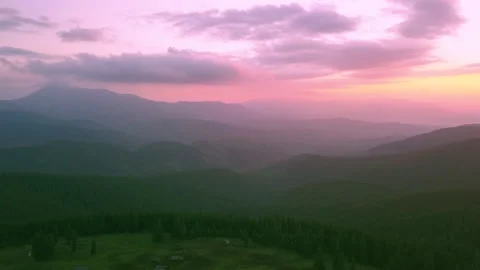 Landscape in the mountains. Видео 157097511
