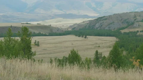 Landscape with mountains Stock Footage 163876369