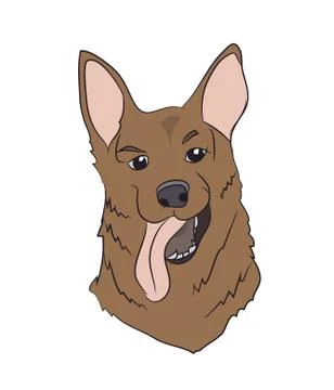 Landscape mountains, lines, vector Illustrazione stock