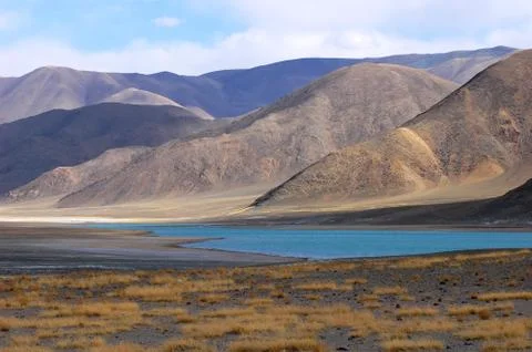 Landscape of mountains Stock Photos