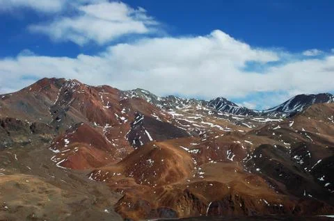 Landscape of mountains Stock Photos