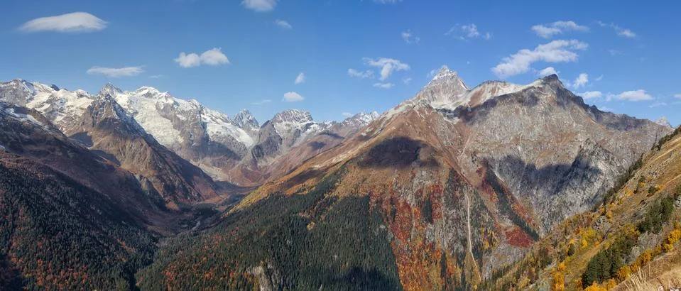 Landscape of mountains Stock Photos