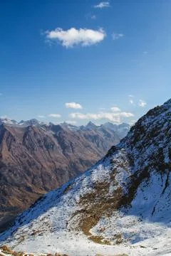 Landscape of mountains Stock Photos