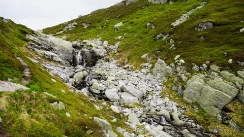 Landscape in the mountains . Stock Photos