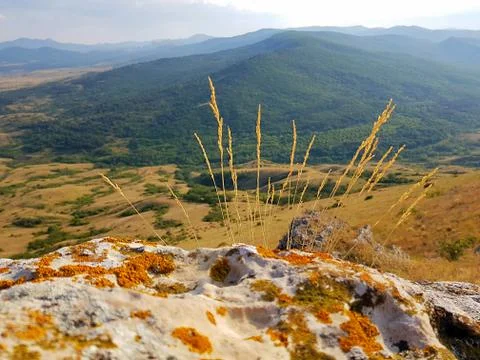 Landscape in the mountains Stock Photos