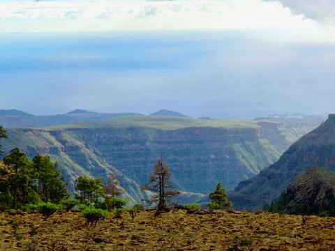 Landscape in the mountains Stock Photos