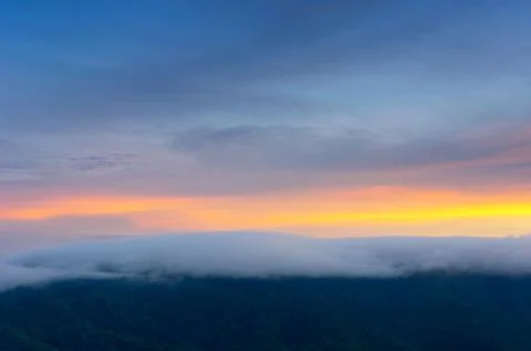 Landscape of mountains Stock Photos