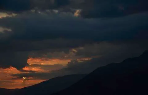 Landscape in the mountains Stock Photos