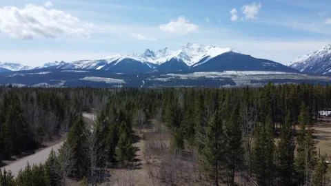 Landscape of Mountains Stock Photos
