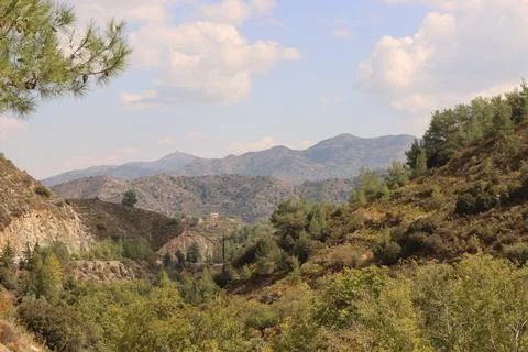 Landscape in the mountains Stock Photos