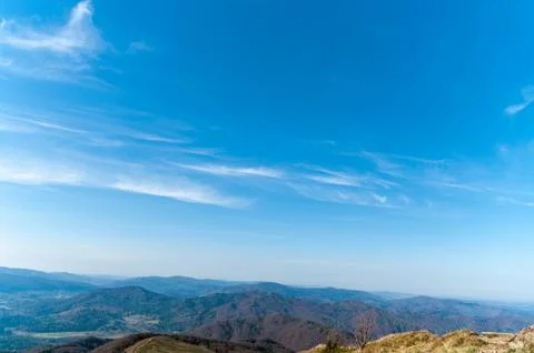 Landscape in the mountains Stock Photos