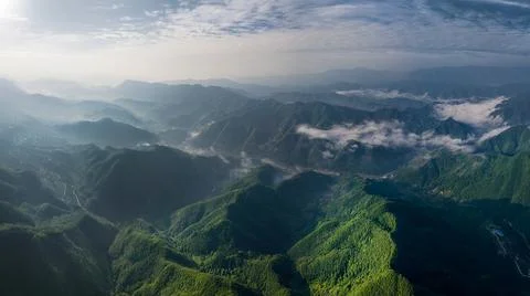 Landscape in the mountains Stock Photos
