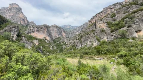Landscape of the mountains in Spain Video stock 243034336